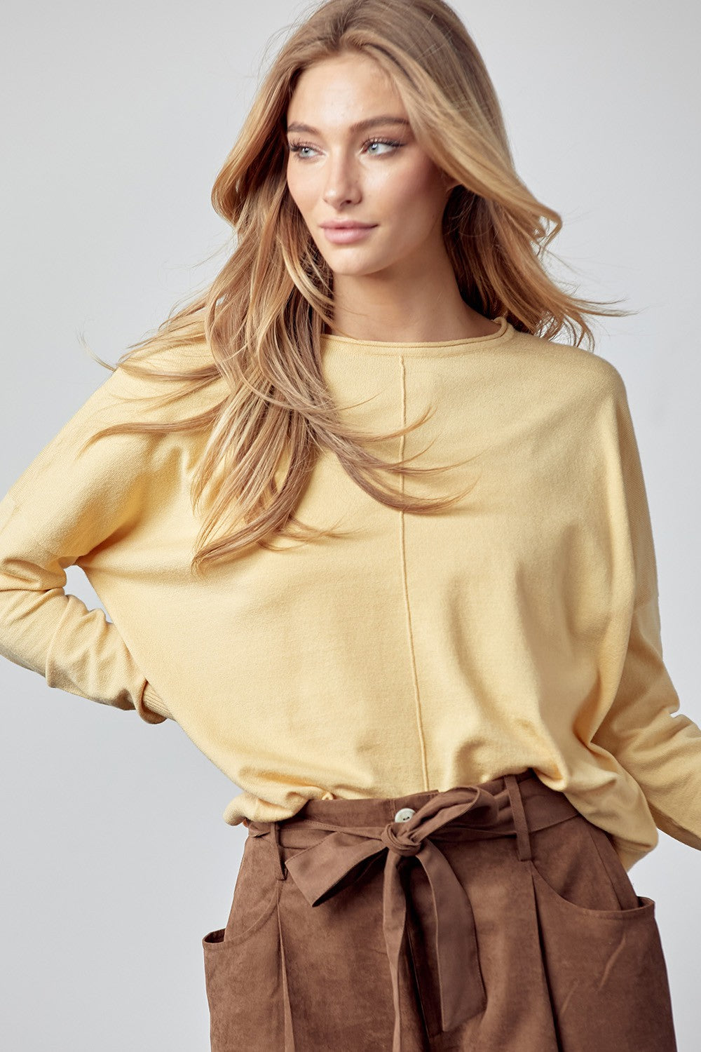 Vanilla Round Neck Sweater