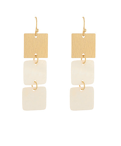 Gold Geo Earrings