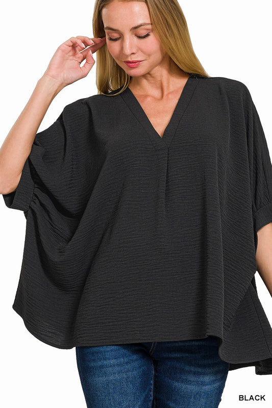 Kelly Oversized Woven Blouse