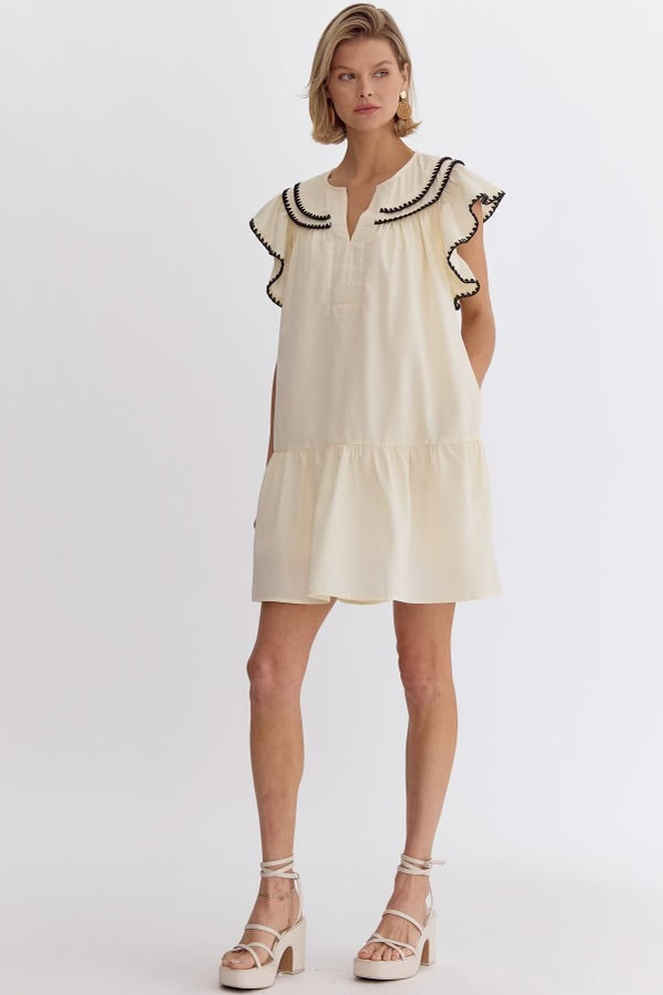 Looped In - Contrast Stitch Dress