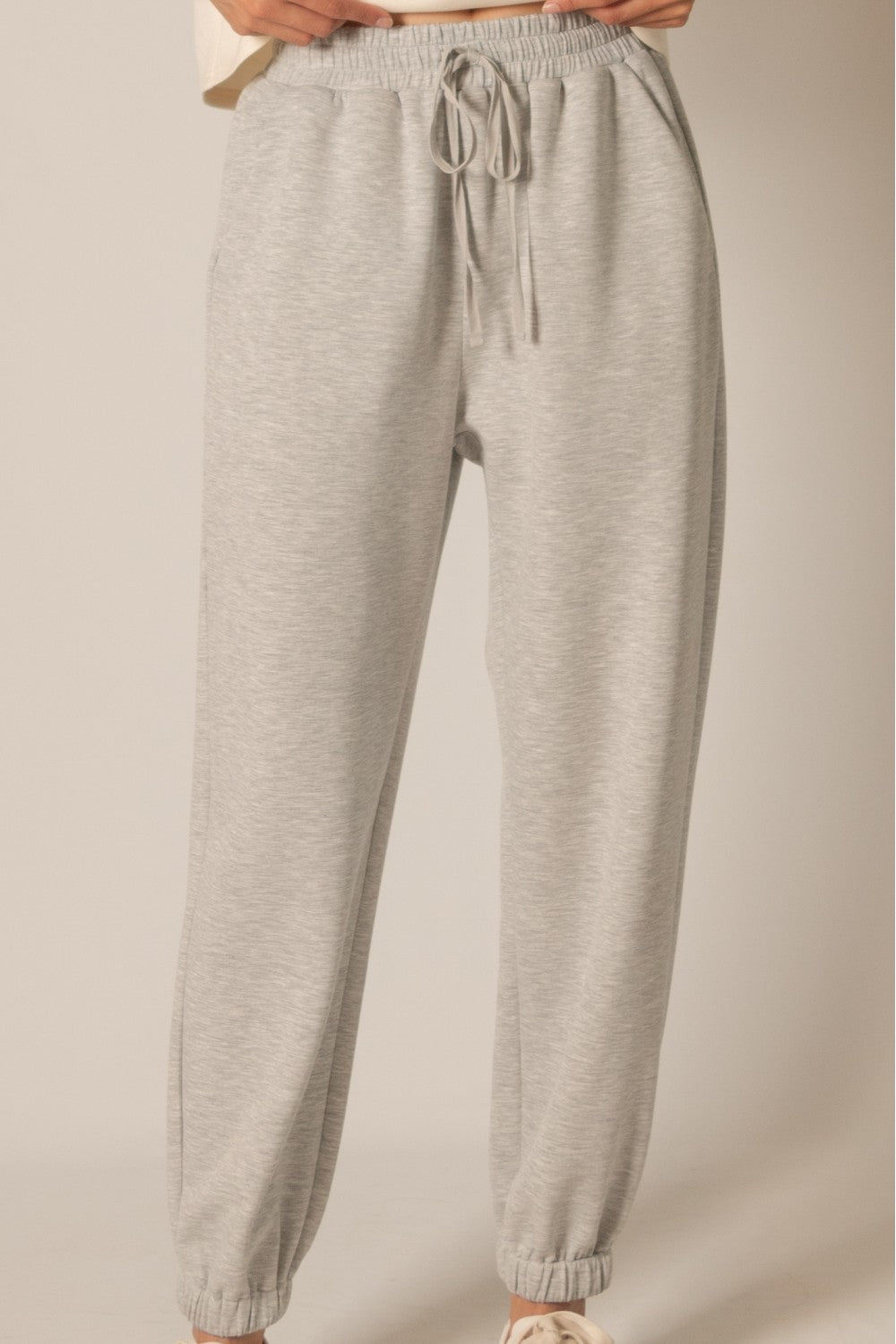 Scuba Modal Joggers - Heather Grey