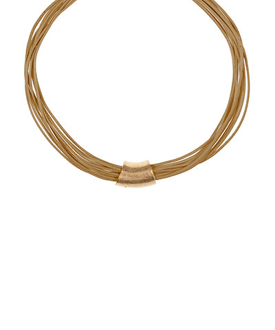 Cord Necklace - Gold