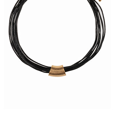 Cord Necklace - Black