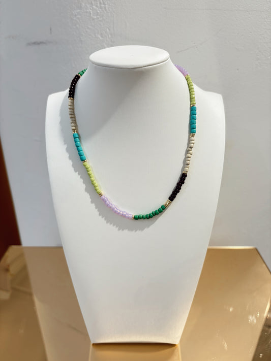 Knotty Bling - Beaded Layering Necklace