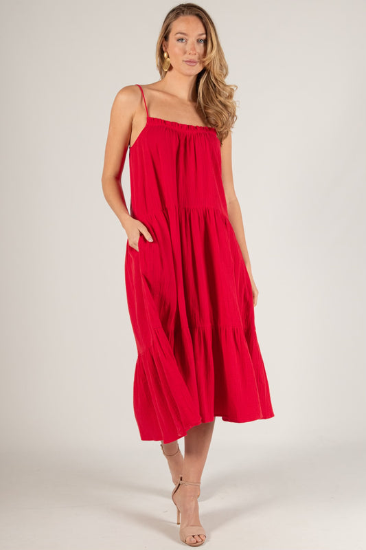 Vivian Gauze Maxi Dress