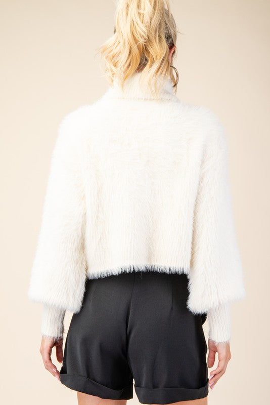 Fuzzy Sweater - Ivory