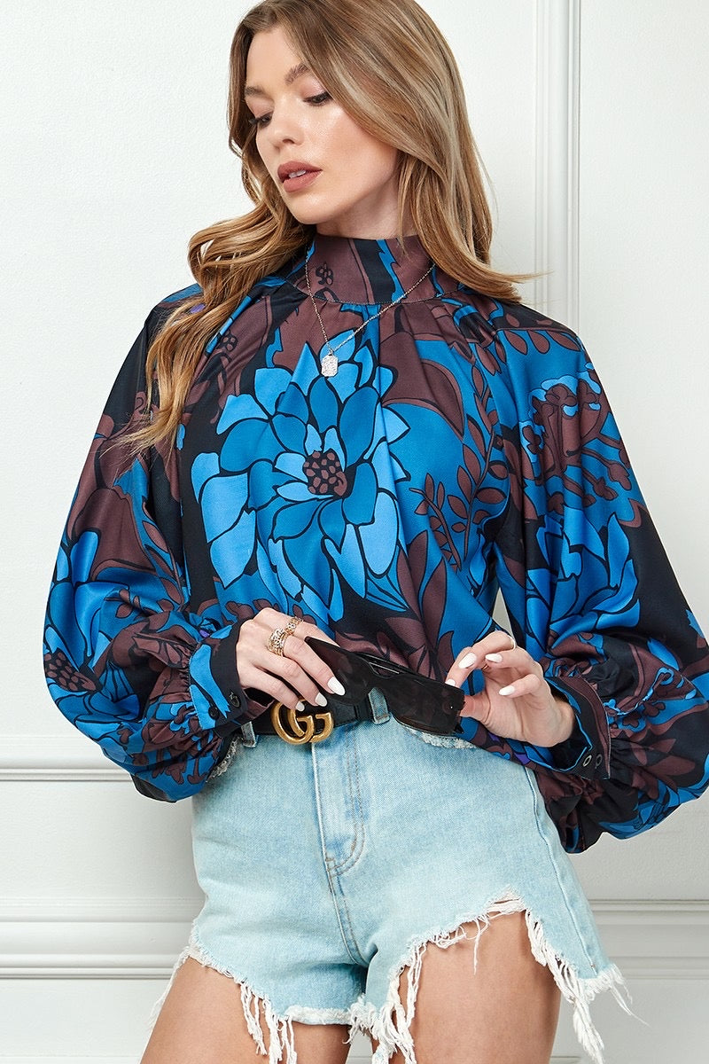 Fall Florals Blouse