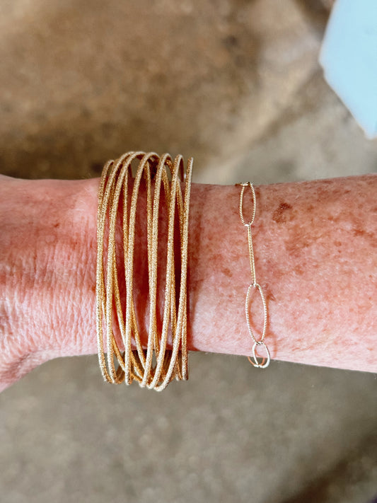 Gold Wrap Bracelet