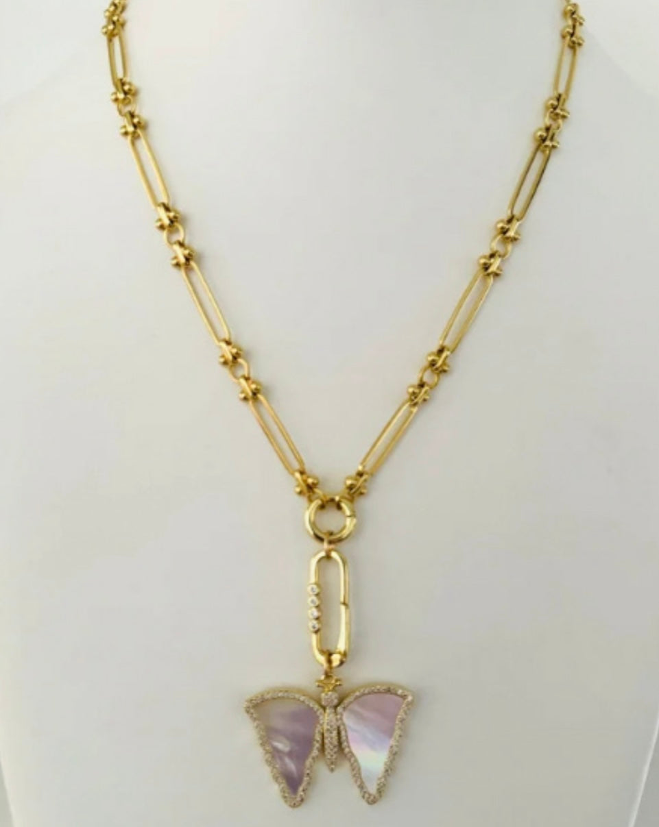 Knotty Bling - Butterfly Necklace