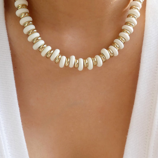 Zoe Gold & Ivory Necklace