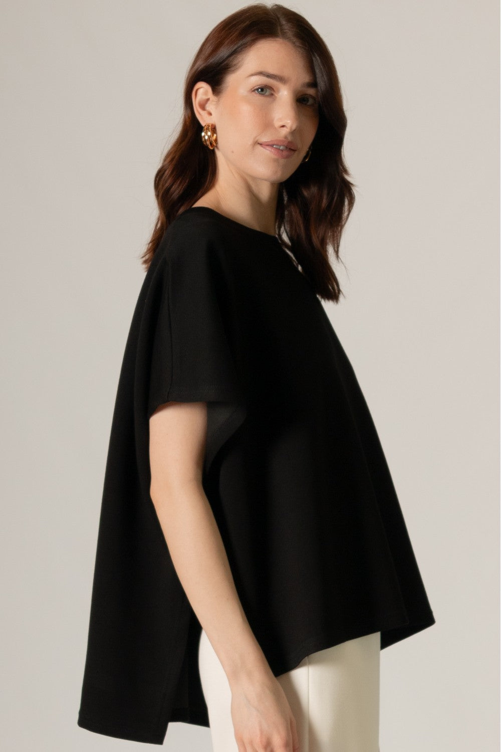 Scuba Modal Cape Top