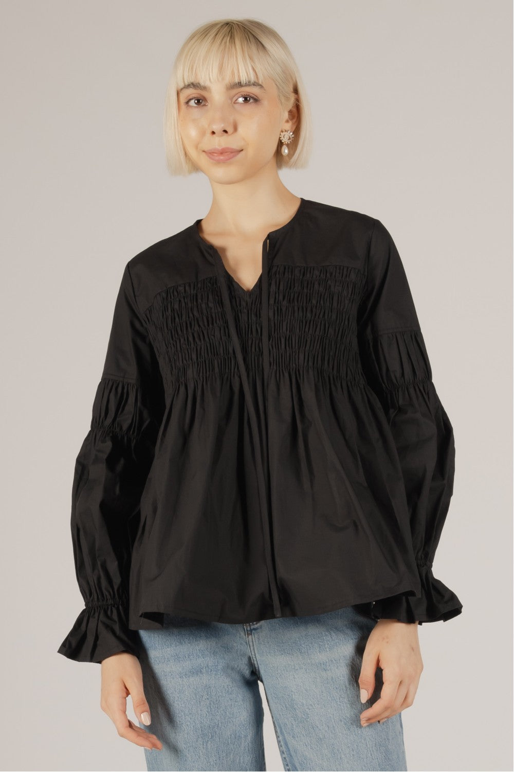 Kathryn Poplin Blouse