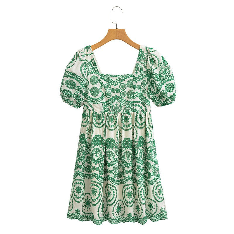 Jackie Embroidered Dress