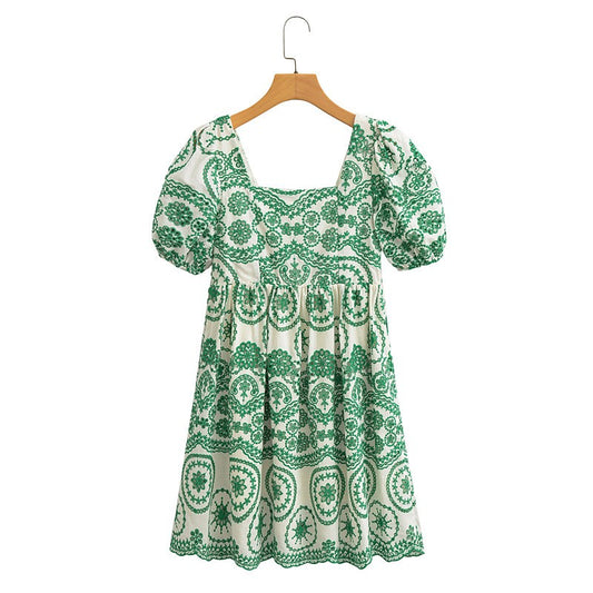 Jackie Embroidered Dress