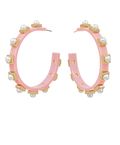 Monica Hoops - Pink