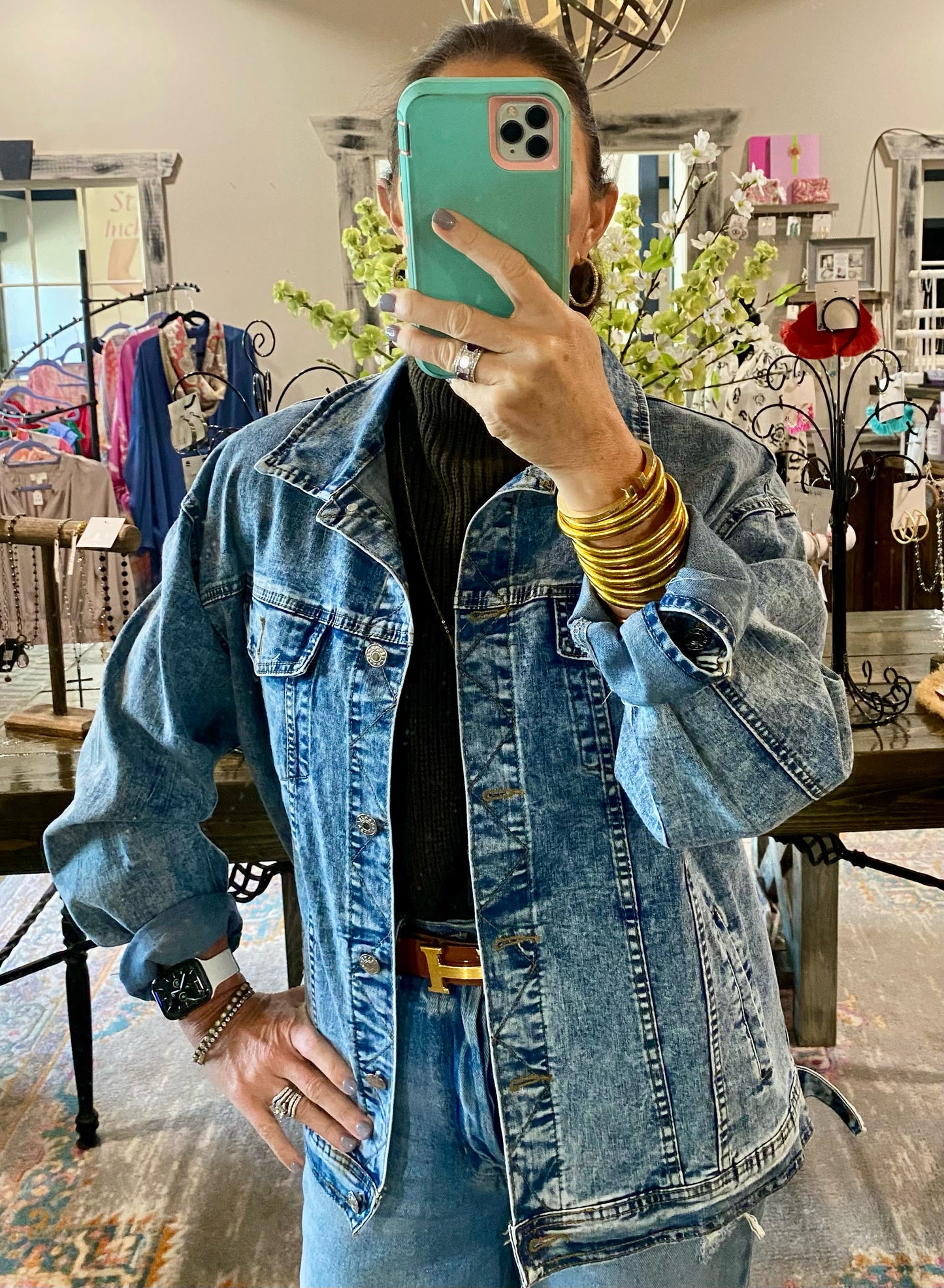 Washed Denim Jacket