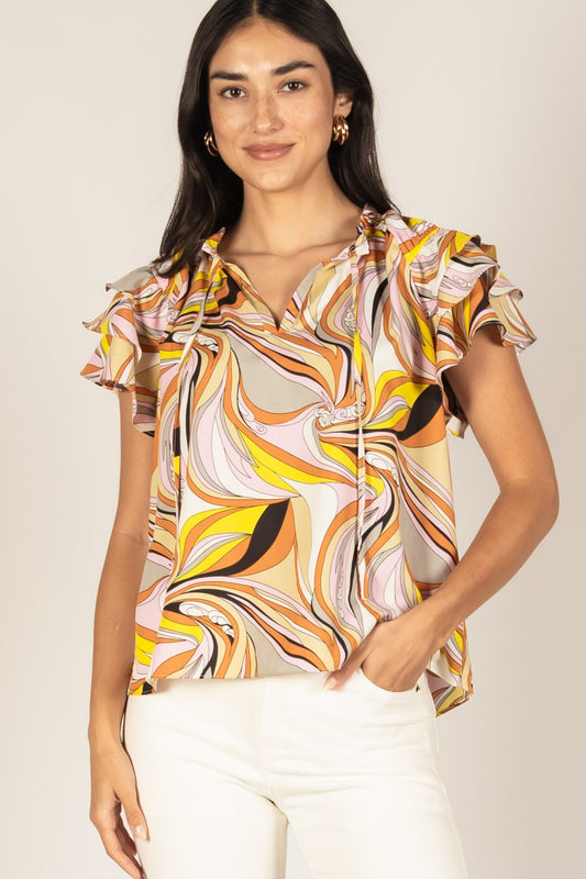 Kaleidoscope Printed Top