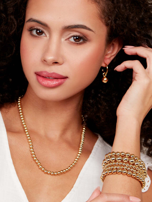 Essential Beaded Necklace - Gold