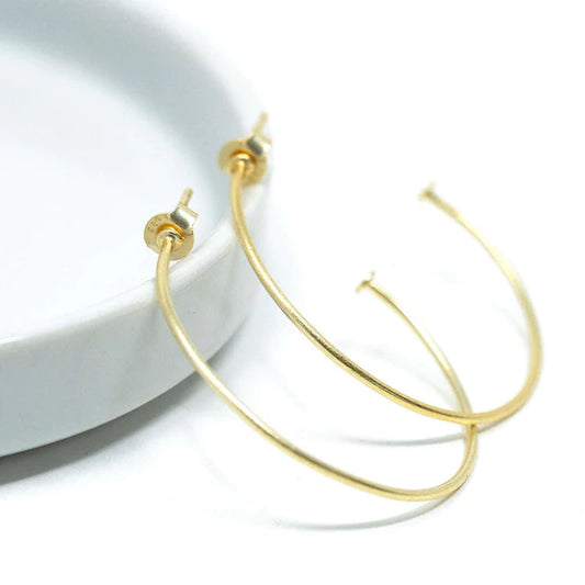 Erin Gray - Hoop No. 04 Small Simple Gold