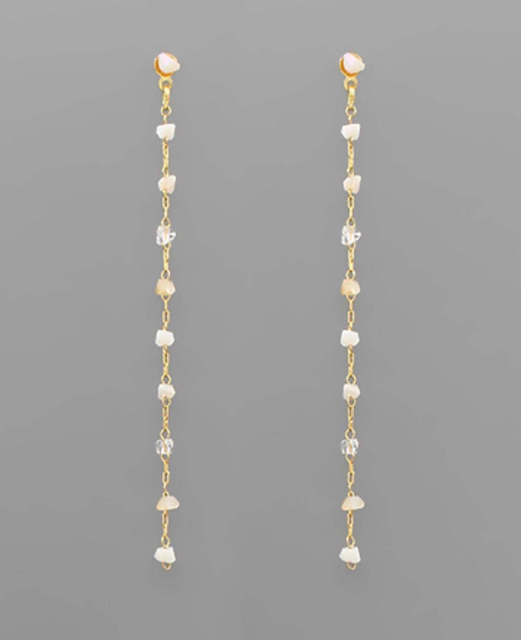 Beaded Drop Earrings