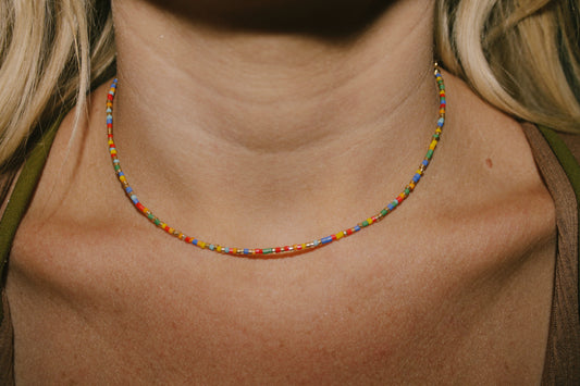 Seed Bead Necklace - Multi