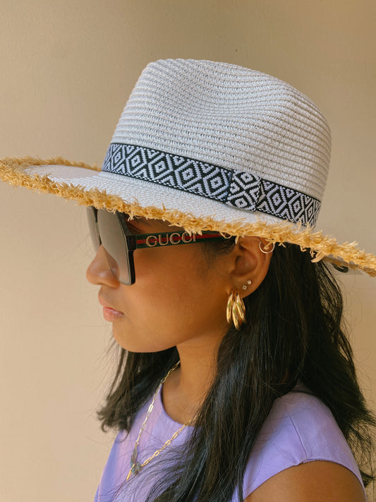 The Vacation Beach Hat - White