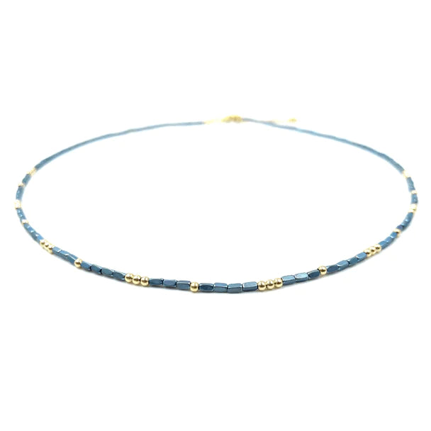 Erin Gray - Harbor Necklace: Blue