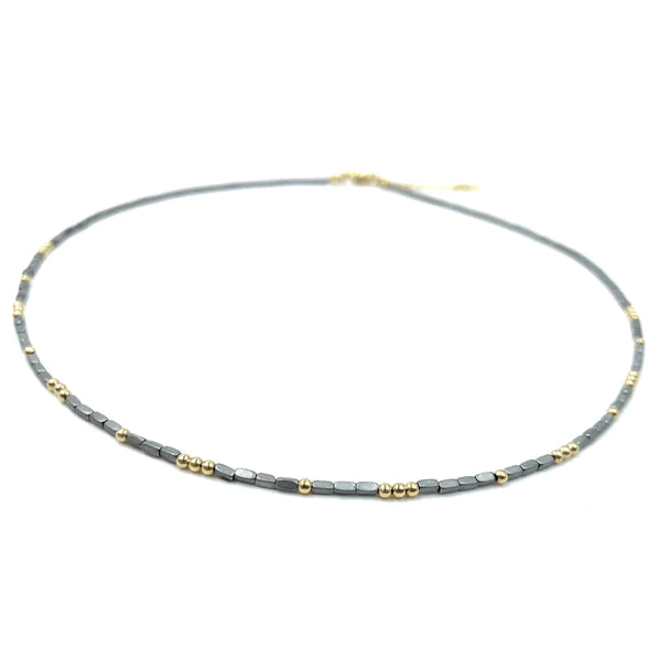 Erin Gray - Harbor Necklace: Gray