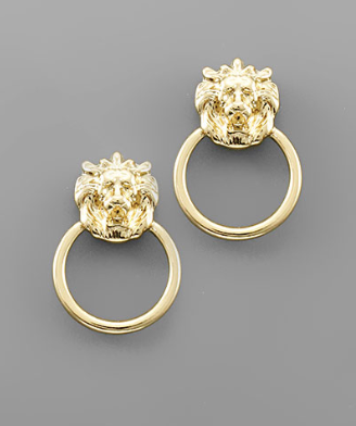 Royal Lion Earrings