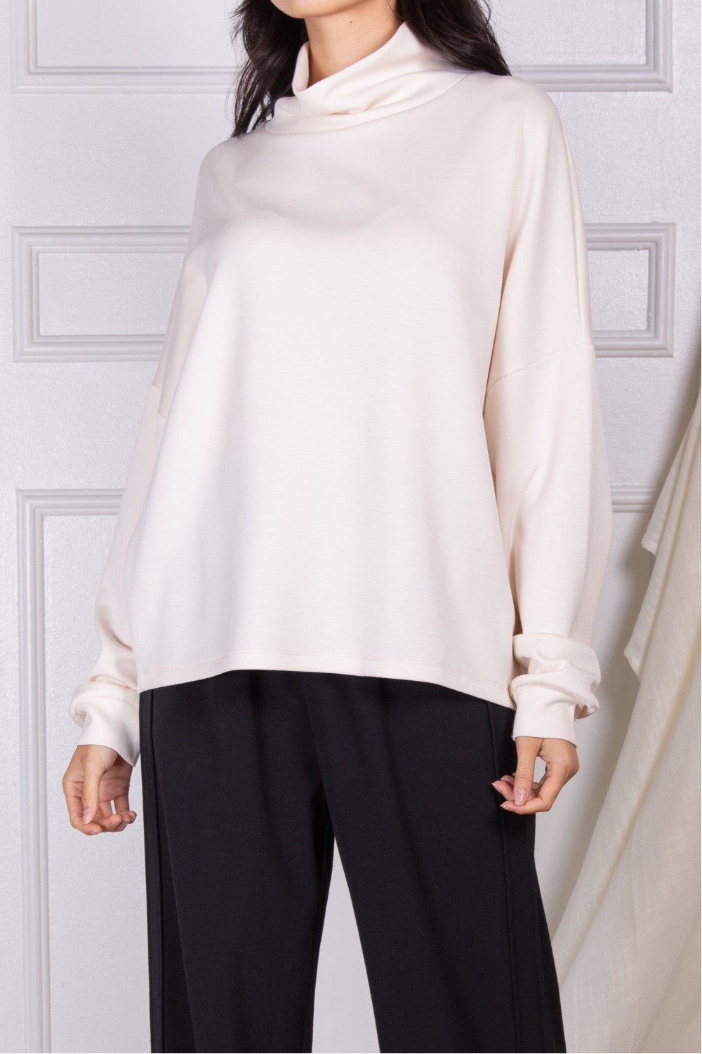 Scuba Modal Mock Neck Top