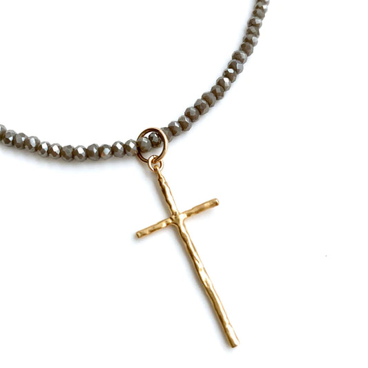 Erin Gray Prayer Cross Necklace