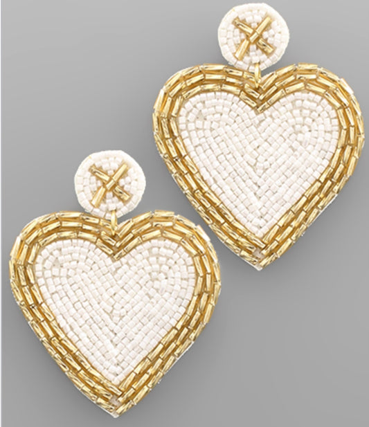 Cross My Heart Earrings