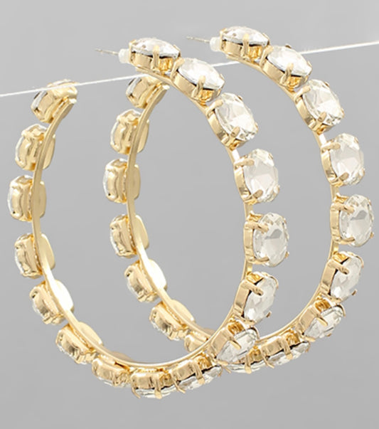 Bejeweled Hoops