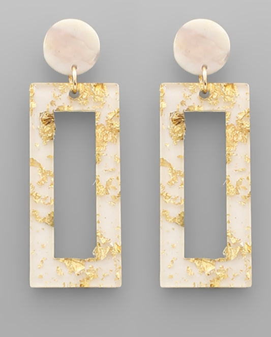 Lila Earrings - White