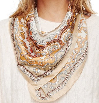 Champagne Silk Scarf