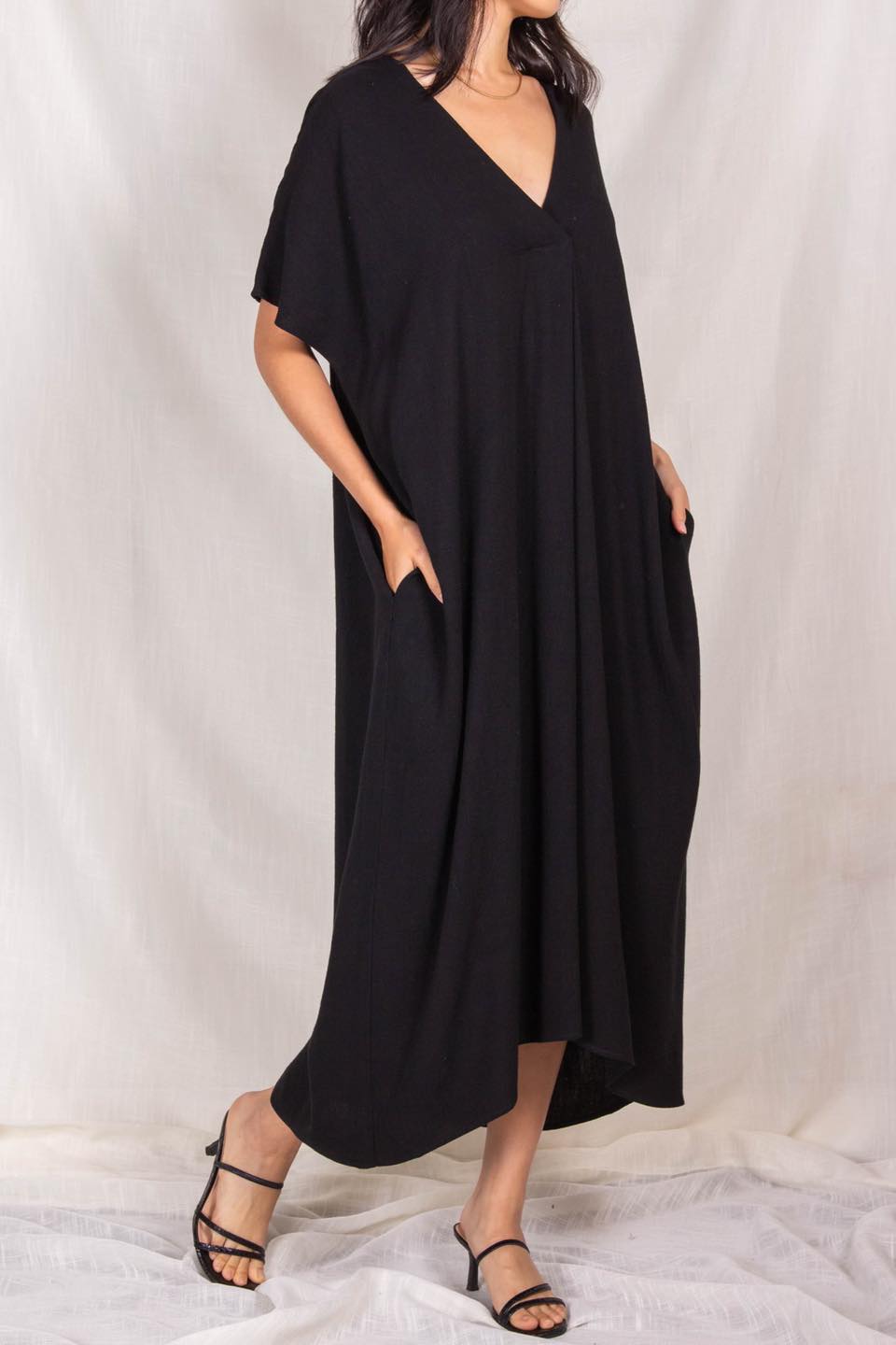 Lanie Linen Maxi Dress