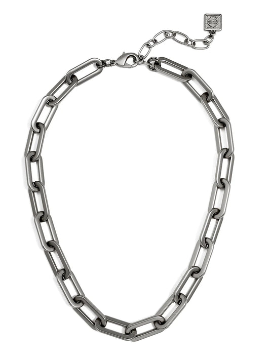 Betsy Link Necklace - Hematite